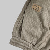 Men's Polyester Cable Knit 2-Piece Set | Stylish Casual Comfort Ensemble