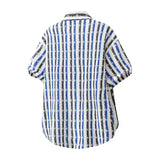 Men's Striped Knit T-Shirt | Vintage Textured Summer Essential