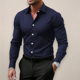 James Oxford Fitted Shirt for Men