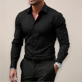 James Oxford Fitted Shirt for Men