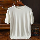 James Oxford Refined Knit T-Shirt for Men