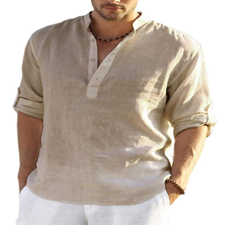 James Oxford Linen Summer Shirt for Men