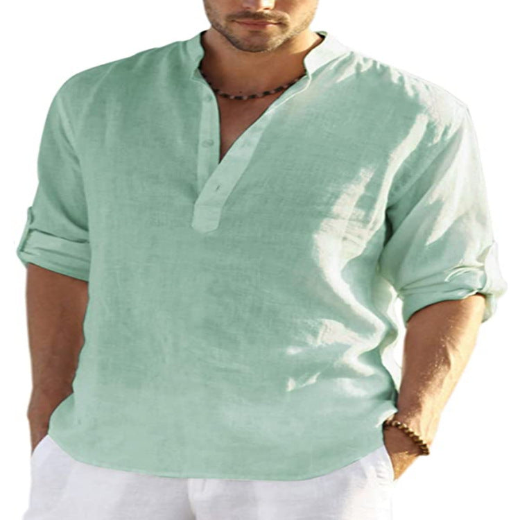 James Oxford Linen Summer Shirt for Men