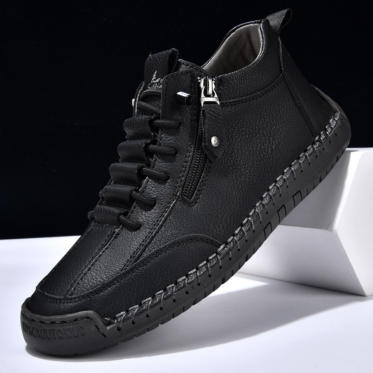 James Oxford Nubuck Zip Shoes for Men