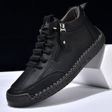 James Oxford Nubuck Zip Shoes for Men