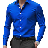 James Oxford Business Long Sleeve Shirt for Men