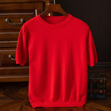 James Oxford Refined Knit T-Shirt for Men