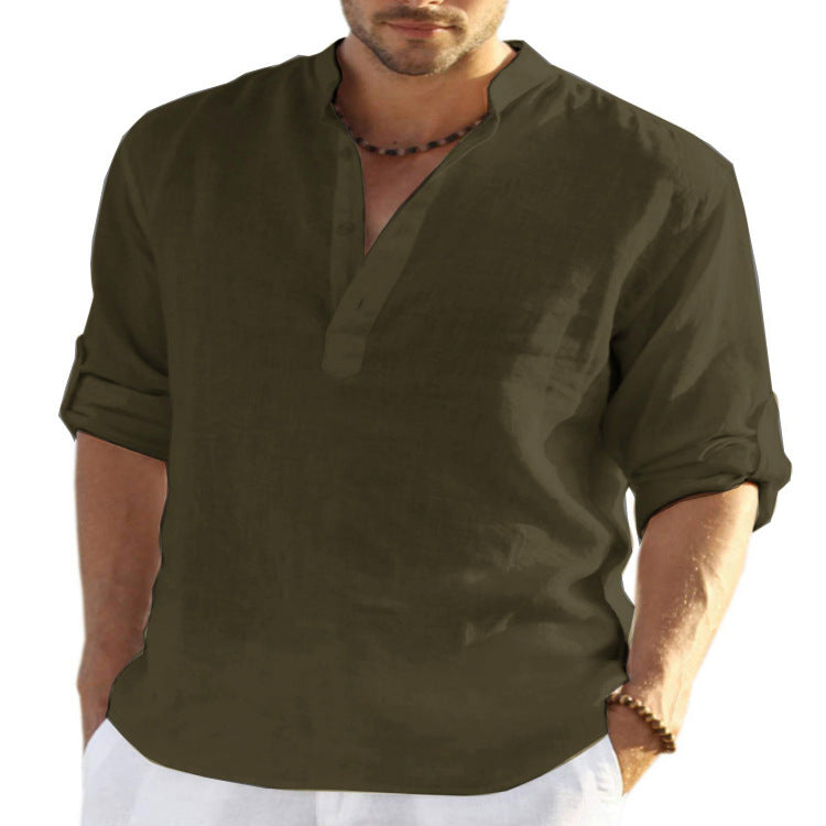 James Oxford Linen Summer Shirt for Men
