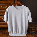 James Oxford Refined Knit T-Shirt for Men