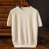 James Oxford Refined Knit T-Shirt for Men