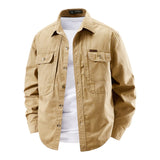 James Oxford Long Sleeve Utility Shirt for Men