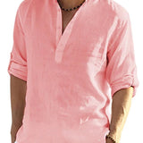 James Oxford Linen Summer Shirt for Men