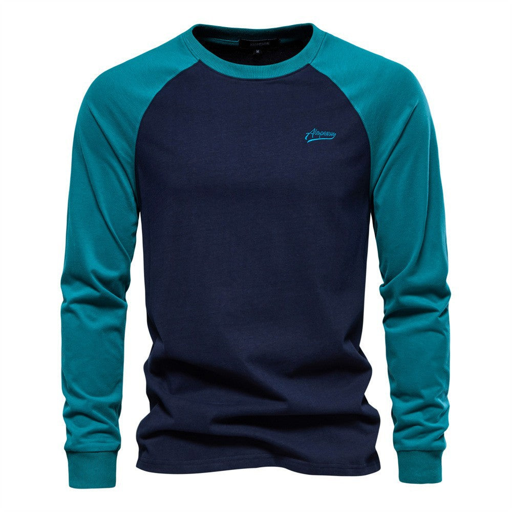 James Oxford Long Sleeve Longline T-Shirt for Men