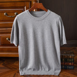 James Oxford Refined Knit T-Shirt for Men