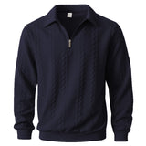 James Oxford Elegant Knit Polo Shirt for Men