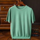 James Oxford Refined Knit T-Shirt for Men