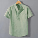 James Oxford Roll Neck T-Shirt for Men