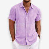 James Oxford Short Sleeve Shirt for Men