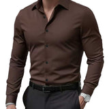 James Oxford Business Long Sleeve Shirt for Men