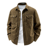 James Oxford Long Sleeve Utility Shirt for Men