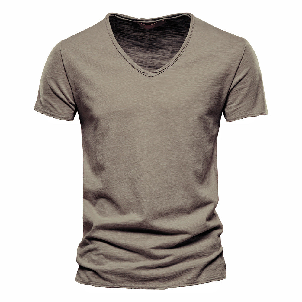 James Oxford Cotton Summer T-Shirt for Men