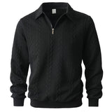James Oxford Elegant Knit Polo Shirt for Men