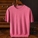 James Oxford Refined Knit T-Shirt for Men