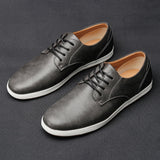James Oxford Leather Trainers