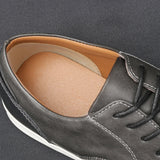 James Oxford Leather Trainers