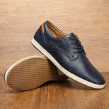 James Oxford Leather Trainers