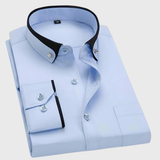 James Oxford Classic Long Sleeve Shirt for Men