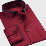 James Oxford Classic Long Sleeve Shirt for Men