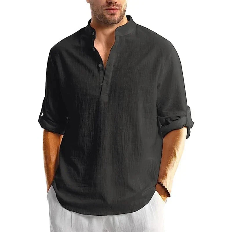 James Oxford Linen Summer Shirt for Men