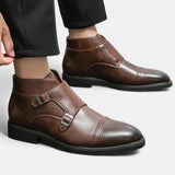 Patrick Men's Monk Strap Ankle Boots