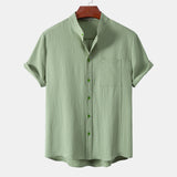 James Oxford Classic Short Sleeve Shirt for Men