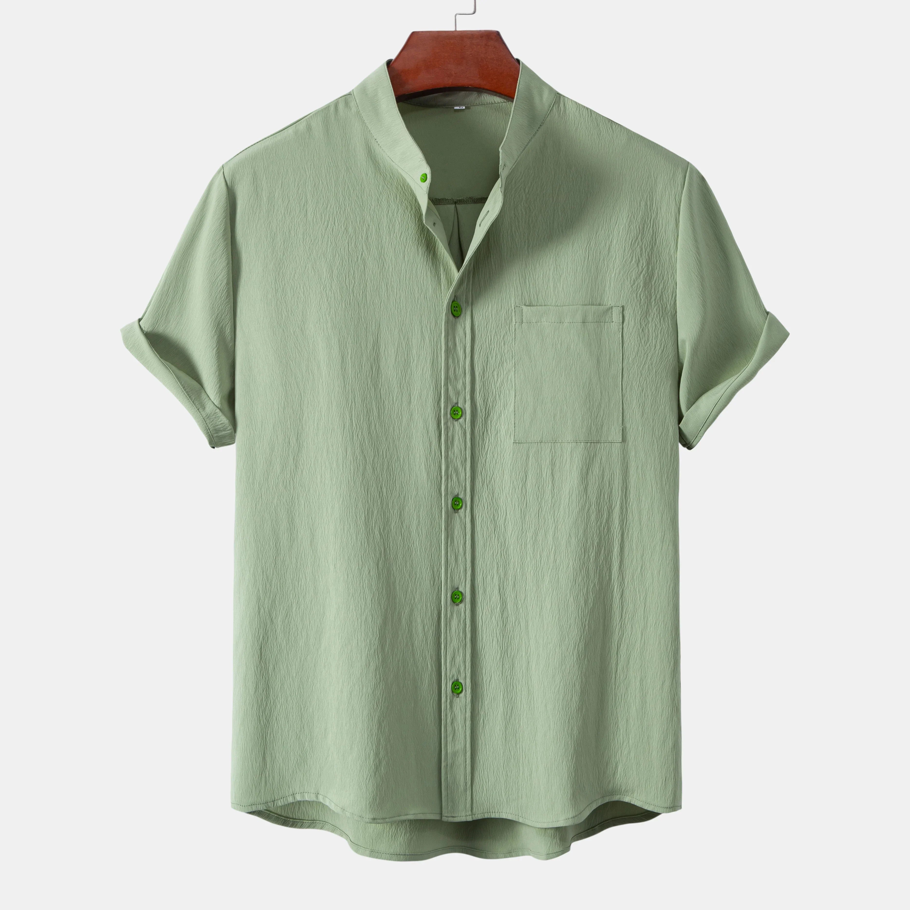 James Oxford Classic Short Sleeve Shirt for Men