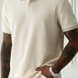 James Oxford Textured Polo Shirt for Men