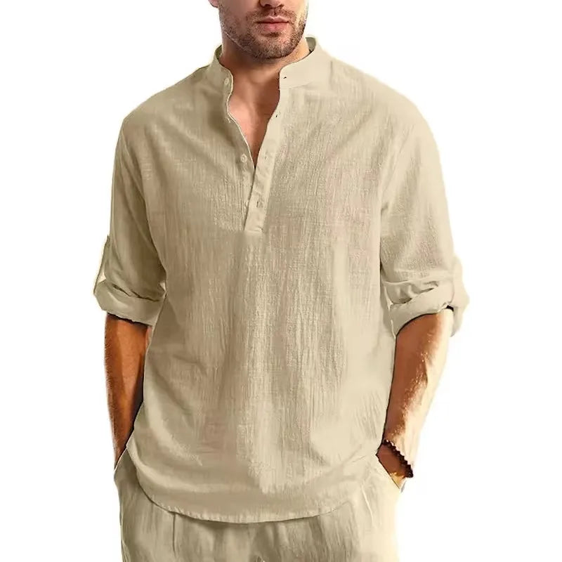 James Oxford Linen Summer Shirt for Men