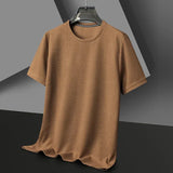 James Oxford Waffle Knit T-Shirt for Men