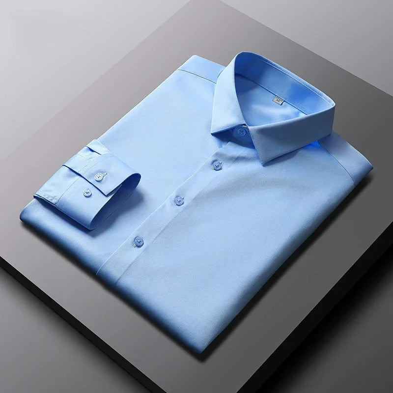 James Oxford Formal Long Sleeve Shirt for Men