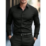 James Oxford Business Long Sleeve Shirt for Men