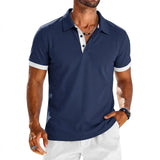 James Oxford Contrast Polo Shirt for Men
