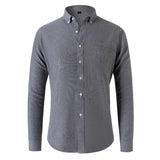 James Oxford Slim Fit Long Sleeve Shirt for Men