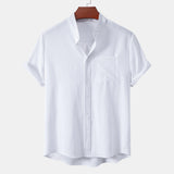 James Oxford Classic Short Sleeve Shirt for Men