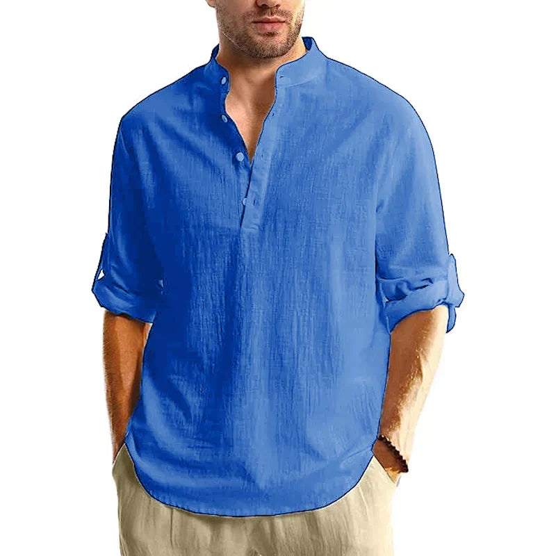 James Oxford Linen Summer Shirt for Men