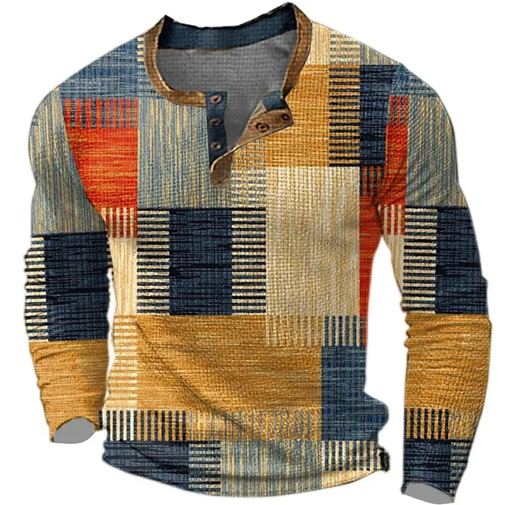 James Oxford Patchwork Shirt for Men