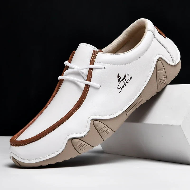 James Oxford Precision-Fit Leather Orthopedic Shoes