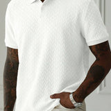 James Oxford Textured Polo Shirt for Men