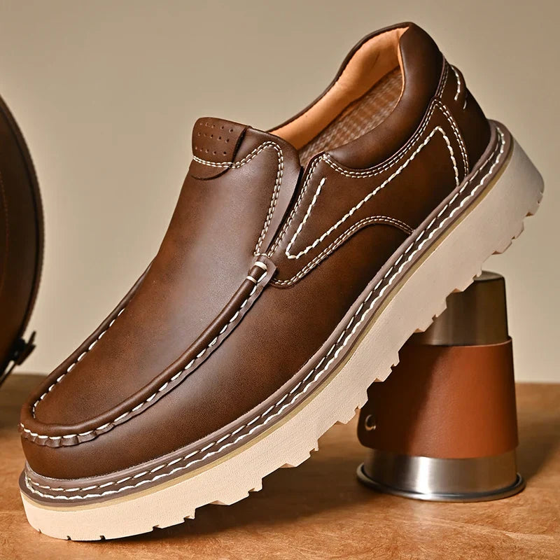 James Oxford Calfskin Leather Loafers for Men