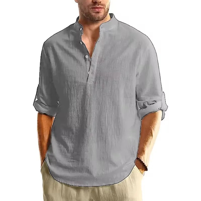 James Oxford Linen Summer Shirt for Men